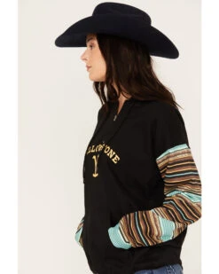 Changes Women's Serape Striped Yellowstone Hoodie -Ariat || Wrangler || FREE PEOPLE Sales Store 2000382609 442 P2