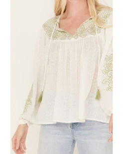 Cleo + Wolf Women's Embroidered Long Sleeve Blouse -Ariat || Wrangler || FREE PEOPLE Sales Store 2000382879 100 P3