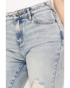 Cleo + Wolf Women's Light Wash High Rise Straight Cropped Jeans 6 Cleo + Wolf Women's Light Wash High Rise Straight Cropped Jeans -Ariat || Wrangler || FREE PEOPLE Sales Store 2000382917 413 P2