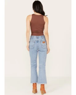 Wrangler Women's Medium Wash High Rise Wrock 627 Flare Jeans -Ariat || Wrangler || FREE PEOPLE Sales Store 2000383474 400 P3