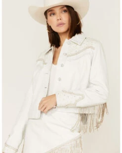 Boot Barn X Double D Women's Exclusive Rhinestone & Fringe Bridal Jacket -Ariat || Wrangler || FREE PEOPLE Sales Store 2000384335 100 P1