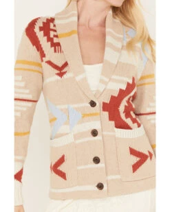 Pendleton Women's Multicolored Print Taos Graphic Cardigan -Ariat || Wrangler || FREE PEOPLE Sales Store 2000384696 110 P3