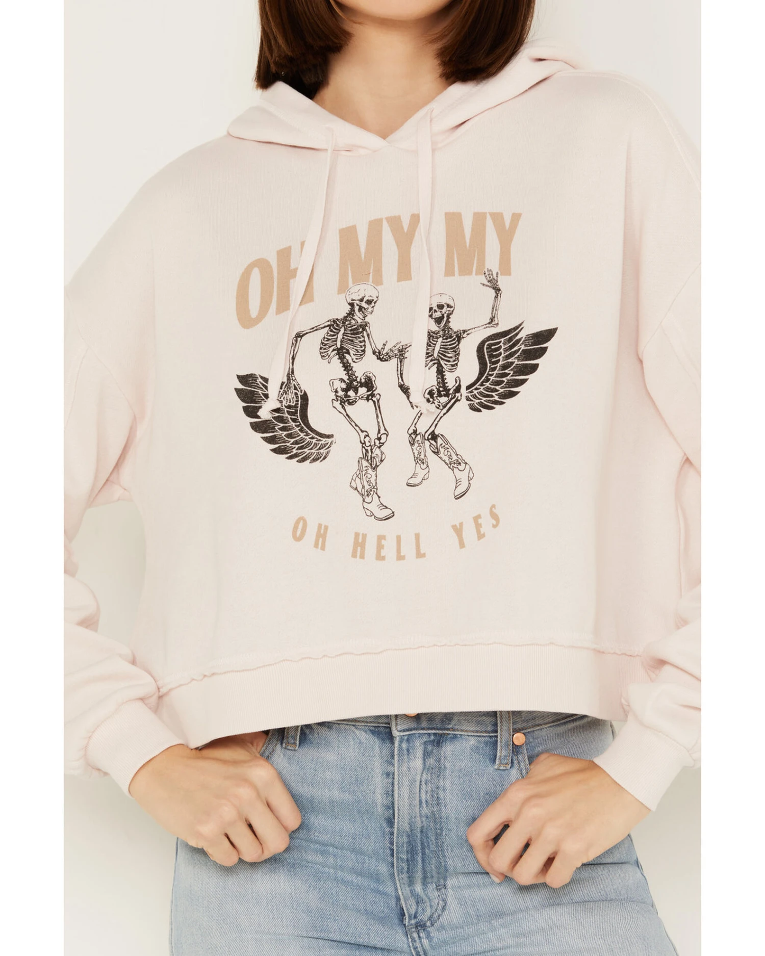 Cleo + Wolf Women's Oh My My Cropped Hoodie 1 Cleo + Wolf Women's Oh My My Cropped Hoodie