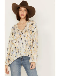 Cleo + Wolf Women's Crepe Rayon Printed Blouse -Ariat || Wrangler || FREE PEOPLE Sales Store 2000386563 110 P1