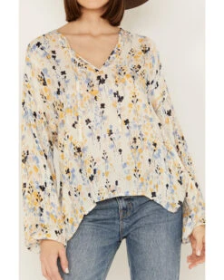 Cleo + Wolf Women's Crepe Rayon Printed Blouse -Ariat || Wrangler || FREE PEOPLE Sales Store 2000386563 110 P3