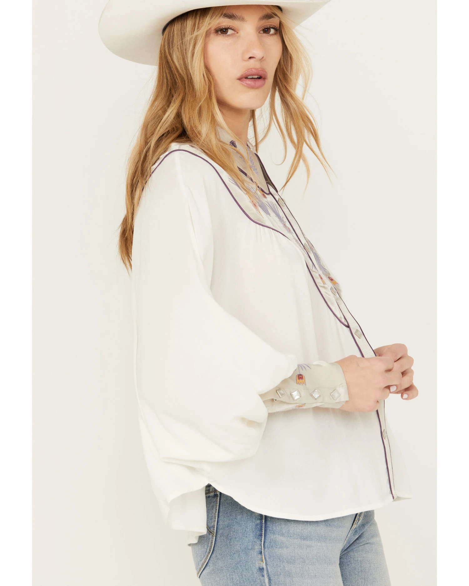 Shyanne Women's Blocked Western Shirt 1 Shyanne Women's Blocked Western Shirt