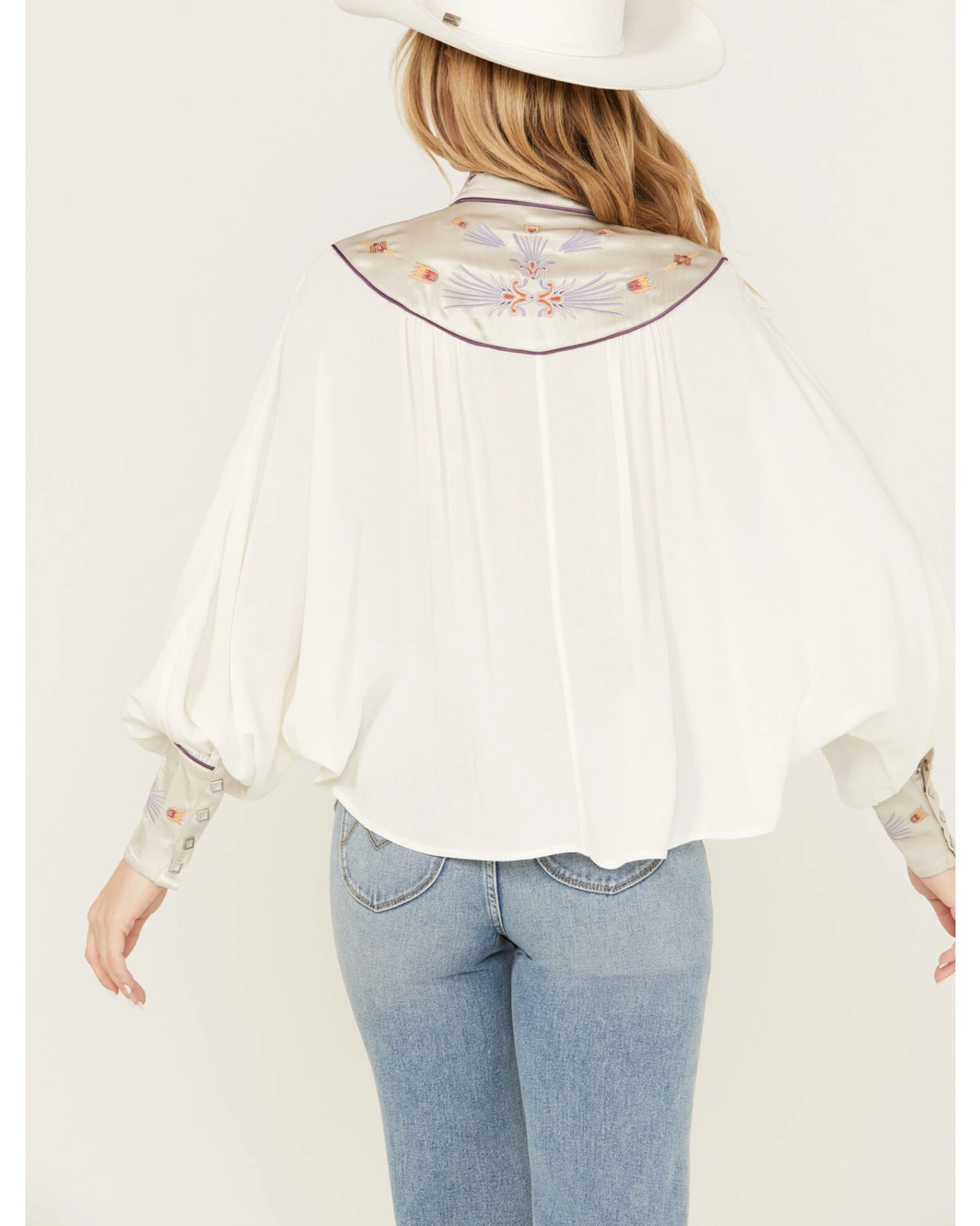 Shyanne Women's Blocked Western Shirt 3 Shyanne Women's Blocked Western Shirt - Image 3