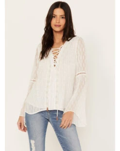 Idyllwind Women's Azelea Long Sleeve Top -Ariat || Wrangler || FREE PEOPLE Sales Store 2000386693 103 P1