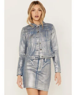 Idyllwind Women's Goldfinch Denim Foiled Jacket -Ariat || Wrangler || FREE PEOPLE Sales Store 2000387058 413 P2