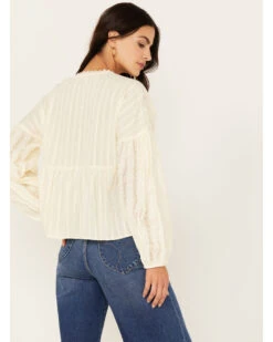 Miss Me Women's Crochet Long Sleeve Top -Ariat || Wrangler || FREE PEOPLE Sales Store 2000387327 110 P4