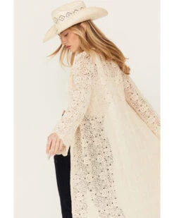 Miss Me Women's Crochet Long Sleeve Duster -Ariat || Wrangler || FREE PEOPLE Sales Store 2000387332 110 P4
