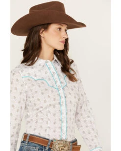 Rock & Roll Denim Women's Floral Long Sleeve Pearl Snap Western Shirt 7 Rock & Roll Denim Women's Floral Long Sleeve Pearl Snap Western Shirt -Ariat || Wrangler || FREE PEOPLE Sales Store 2000387593 100 P2