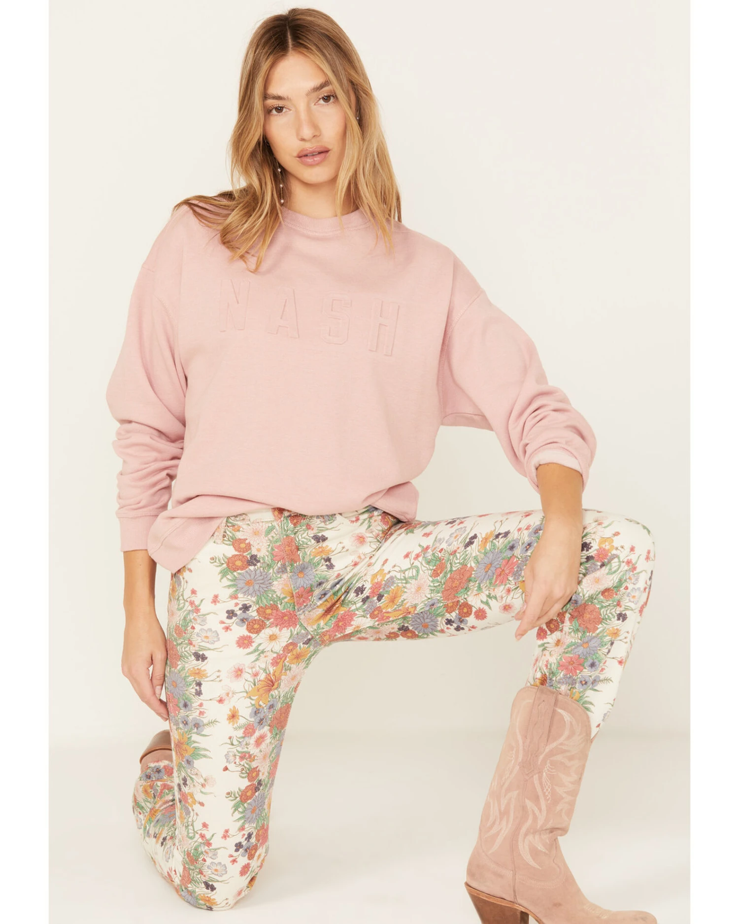 The NASH Collection Women's 3D Logo Sweatshirt 4 The NASH Collection Women's 3D Logo Sweatshirt - Image 4