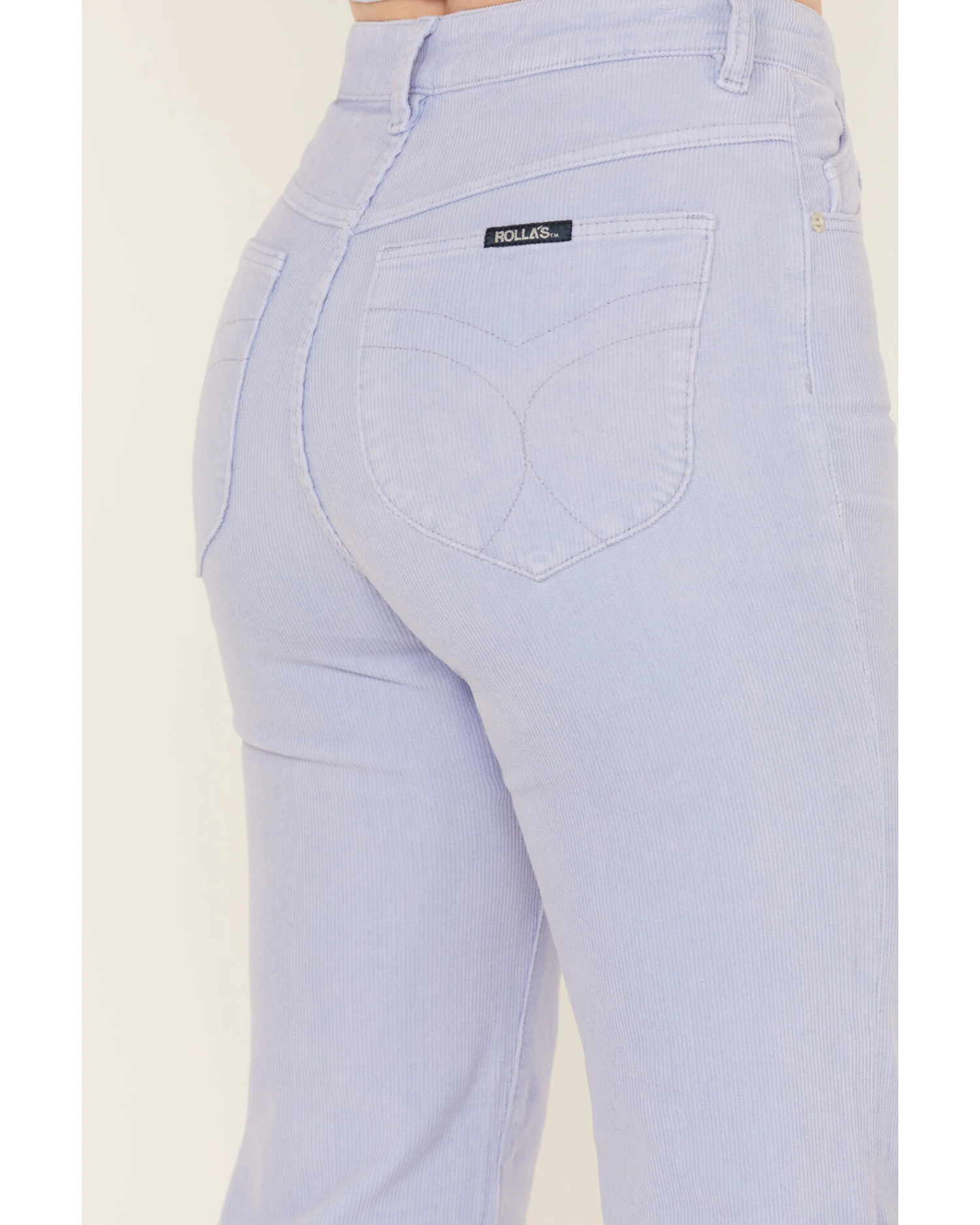 Rolla's Women's East Coast Corduroy Stretch Flare Jeans 2 Rolla's Women's East Coast Corduroy Stretch Flare Jeans - Image 2